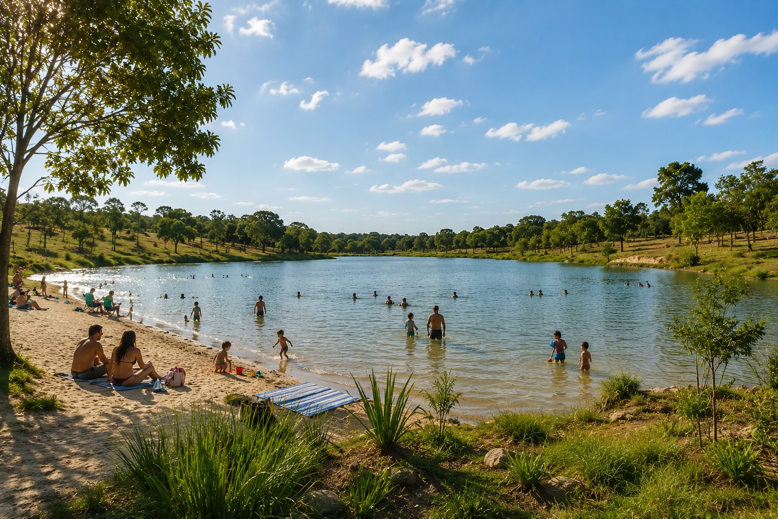 Lagoa do condomínio